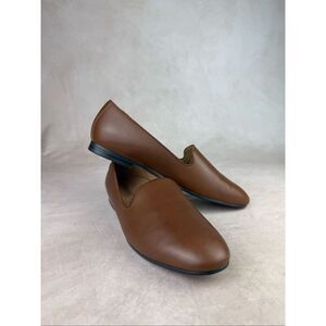 Vionic Willa II Women’s Leather Slip On Loafers Brown Size 9.5